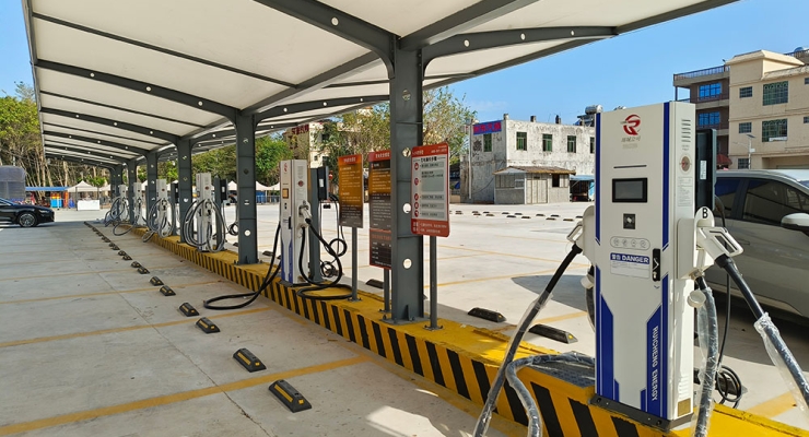 陵水县高速转盘停车场充电站